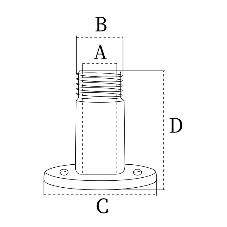 ABS Plastic Marine Thru Hull Fitting